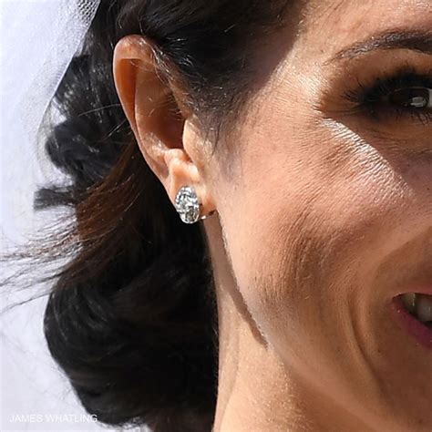 cartier diamond earrings meghan markle|meghan markle wedding earrings.